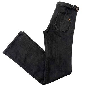 MiH Jeans Dark Wash Denim Straight Leg Flat Front 29 FrenchStyle QuietLuxury